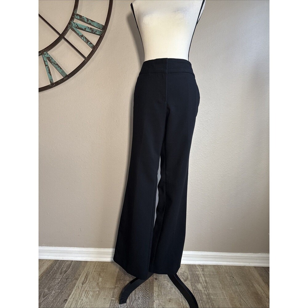 Ann Taylor Factory Pants Size 10 Black Wide Leg EUC